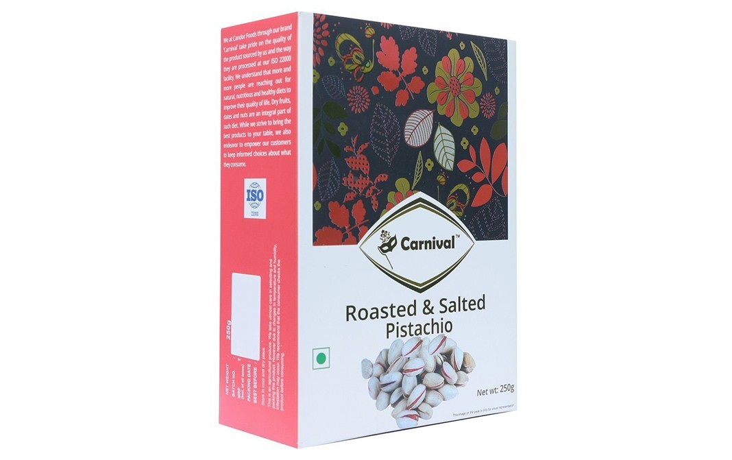 Carnival Roasted & Salted Pistachio    Box  250 grams